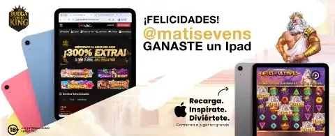 Sorteo de iPad en Juega Bet Casino